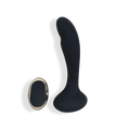 Gaea - Vibrating Black Dildo